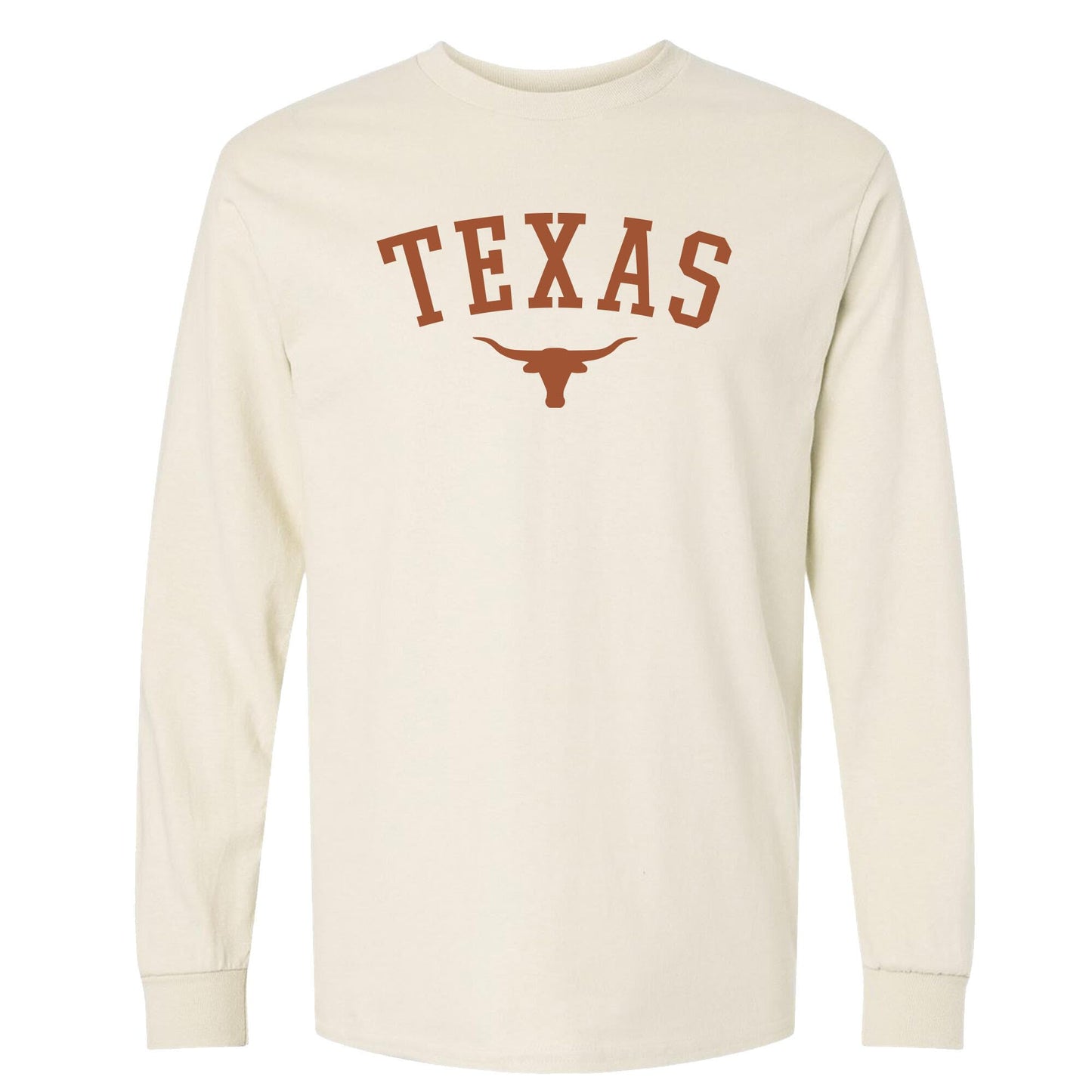 Texas Long Sleeve T-Shirt for Men, Women, Unisex, 100% Cotton, Texas State Pride Graphic Tee, Standard Fit Long Sleeve Top