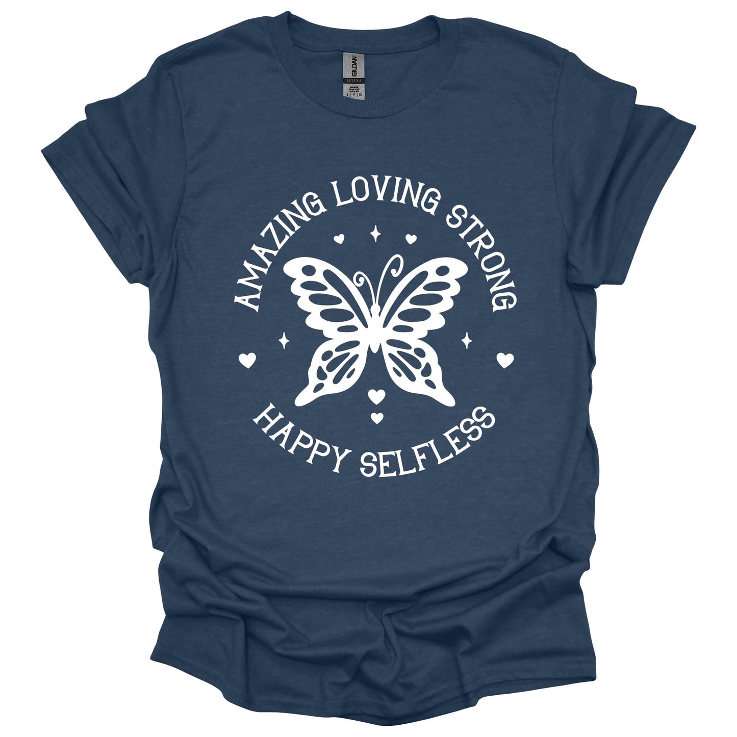 Butterfly Mom Shirt – Inspirational Graphic T-Shirt for Women – Uplifting