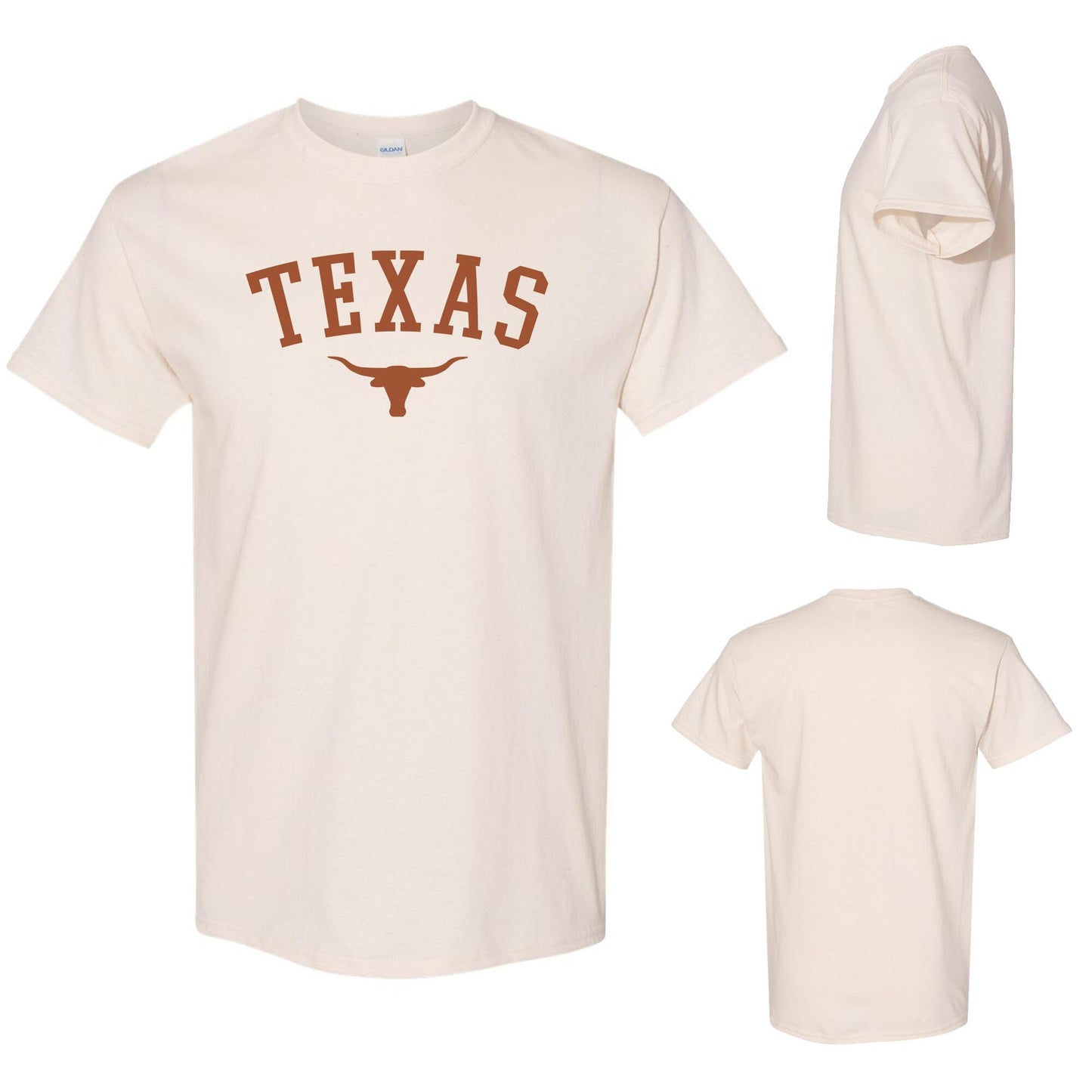 Texas T-Shirt for Men, Women, Unisex, 100% Heavy Cotton, Texas State Pride Graphic Tee, Standard Fit Short Sleeve Top