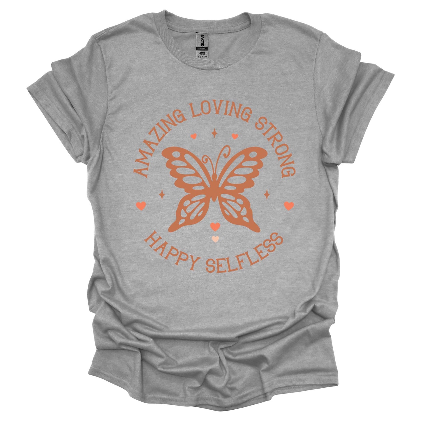 Butterfly Mom Shirt – Inspirational Graphic T-Shirt for Women – Uplifting