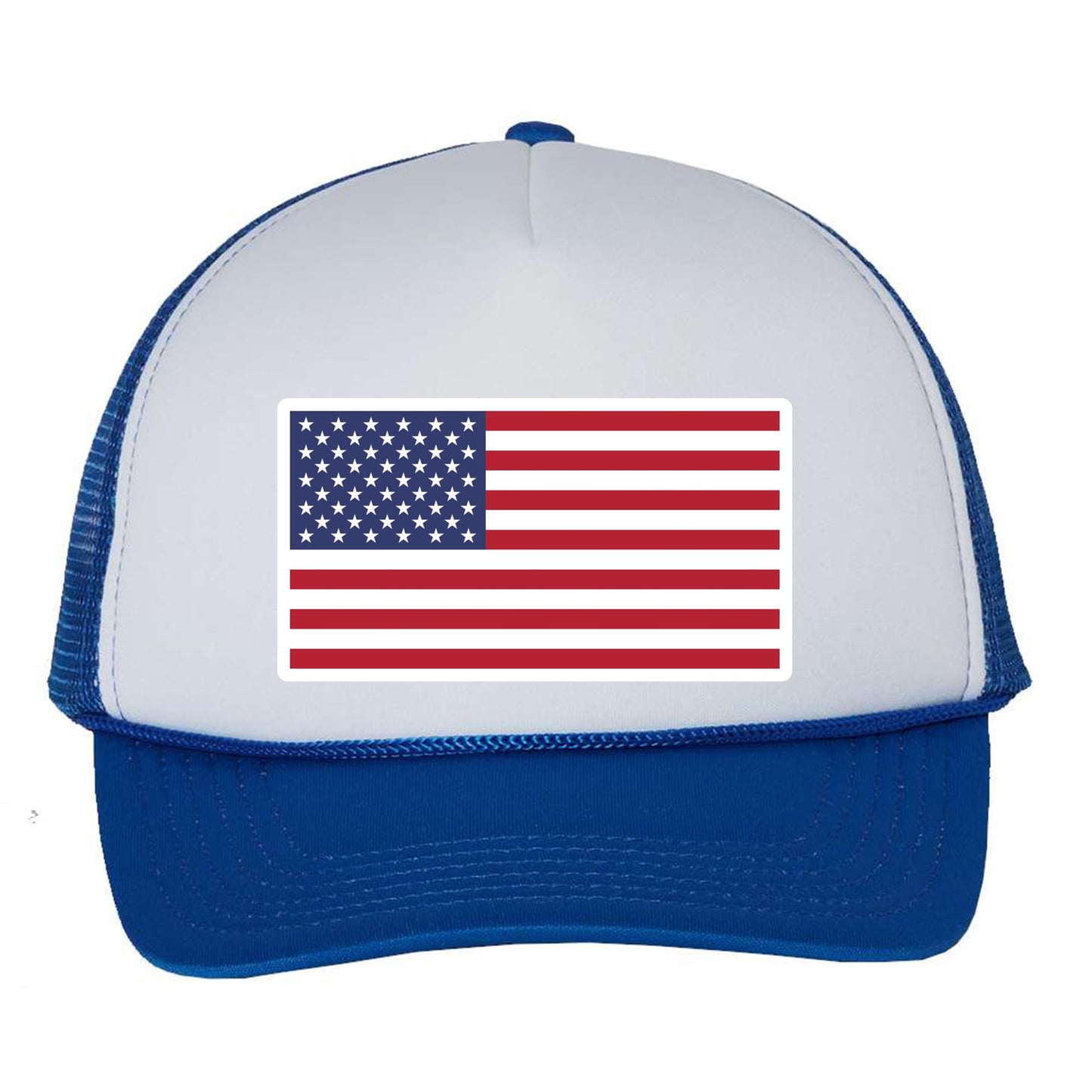 American Flag Trucker Hat – USA Mesh Baseball Cap – Adjustable Snapback Hat for Men & Women – Patriotic Outdoor Headwear