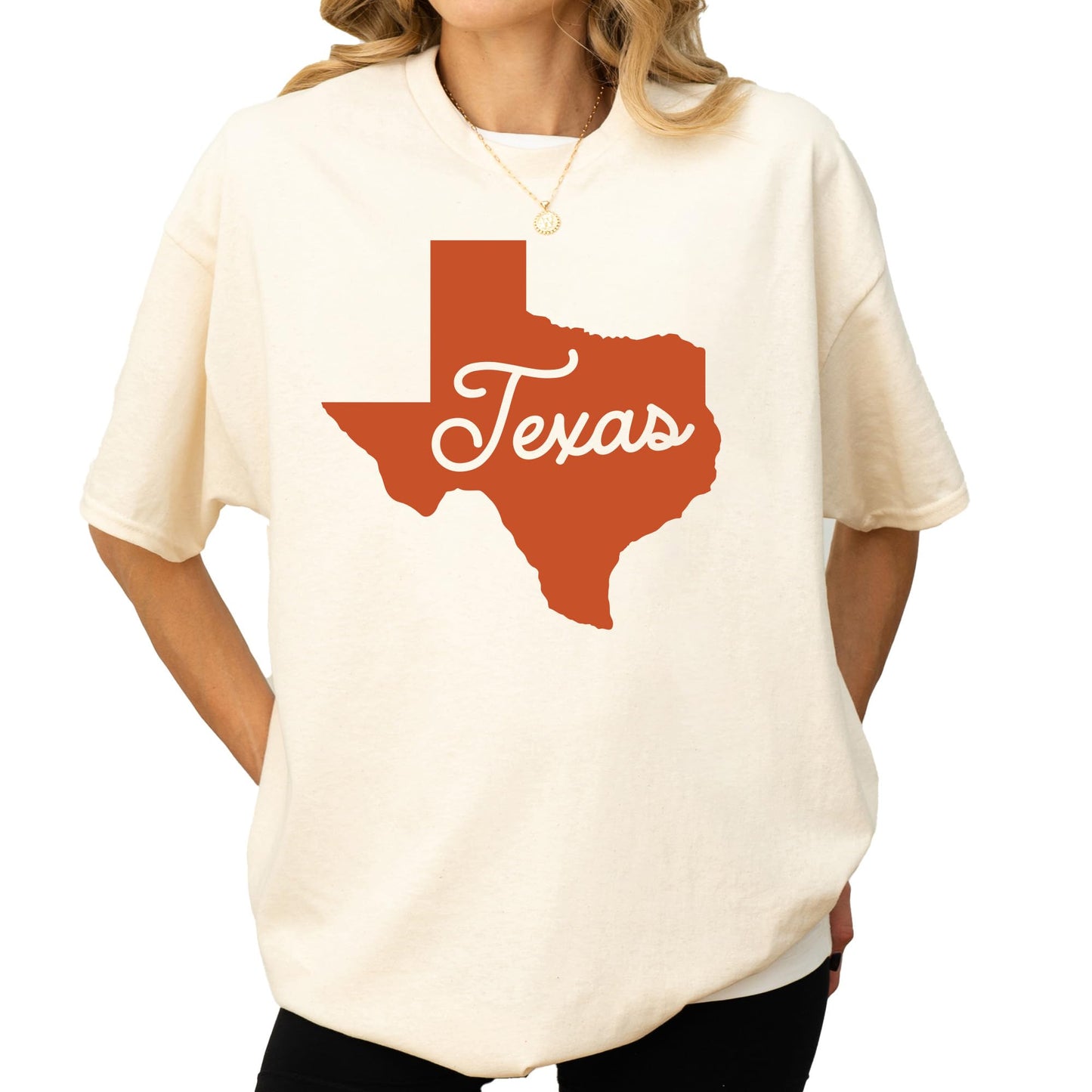 Texas State Outline T-Shirt – Classic Lone Star Pride Tee – Western Southern Style Unisex Shirt