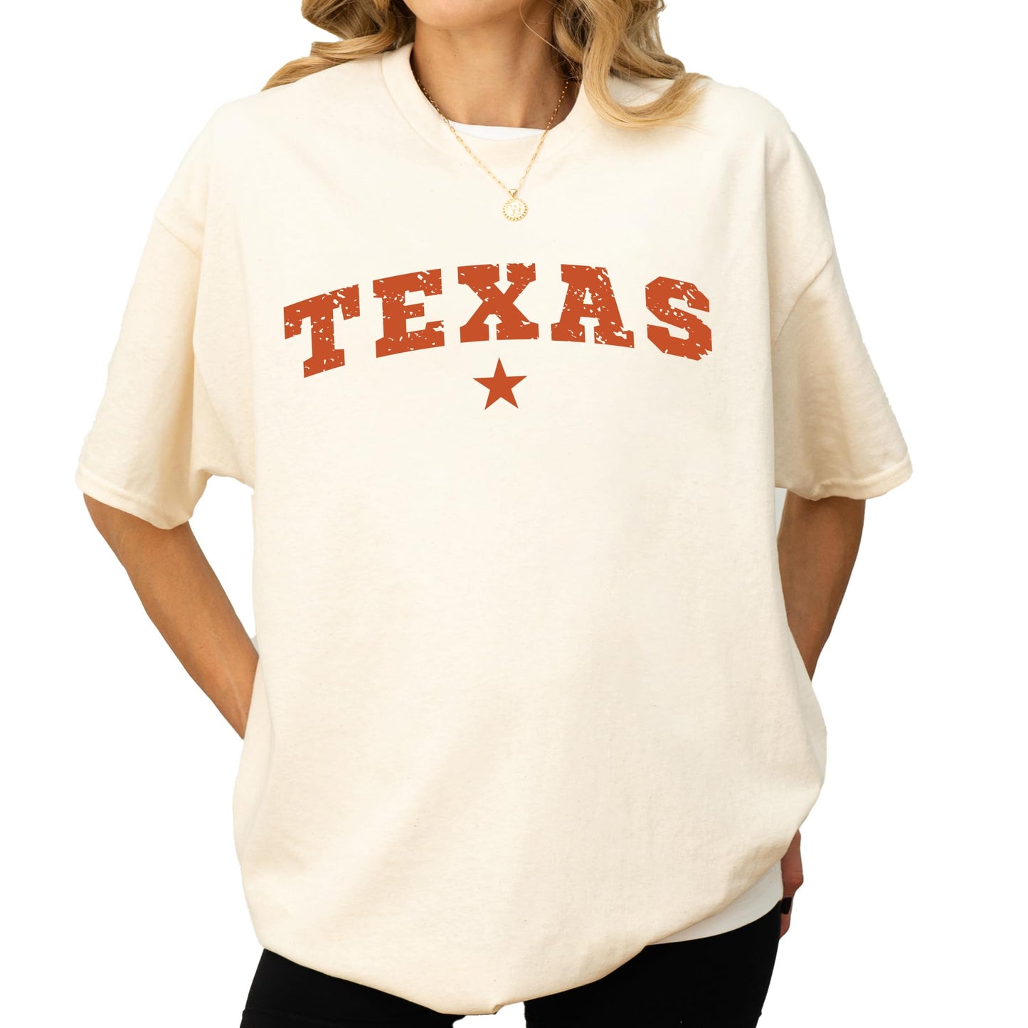 Texas Arch Star T-Shirt – Vintage Distressed Graphic Tee – Classic Southern Pride Shirt for Men & Women