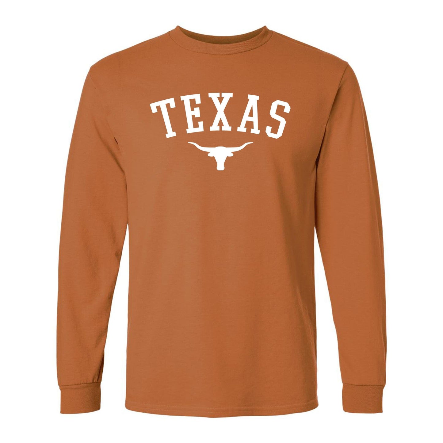 Texas Long Sleeve T-Shirt for Men, Women, Unisex, 100% Cotton, Texas State Pride Graphic Tee, Standard Fit Long Sleeve Top