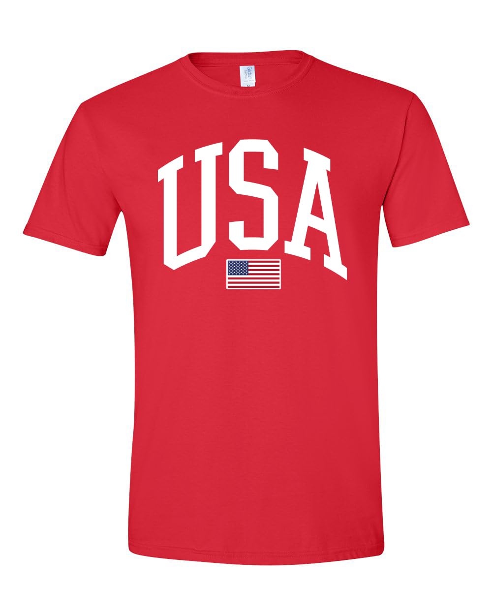 USA Graphic T-Shirt for Men & Women – 4th of July Patriotic American Flag Tee – Soft Cotton Casual Shirt