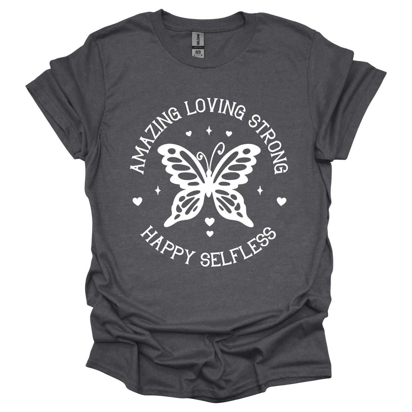 Butterfly Mom Shirt – Inspirational Graphic T-Shirt for Women – Uplifting