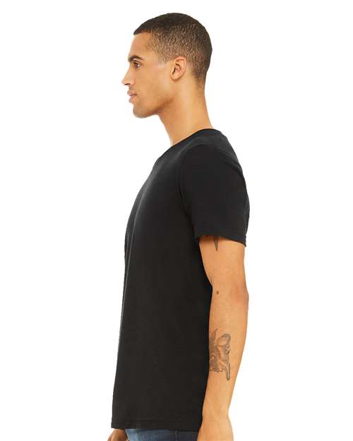 Solid Black Slub