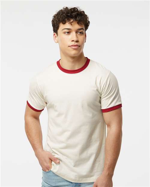 Vintage White/ Rio Red