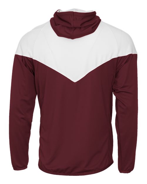 Maroon/ White