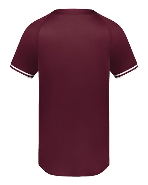 Maroon/ White