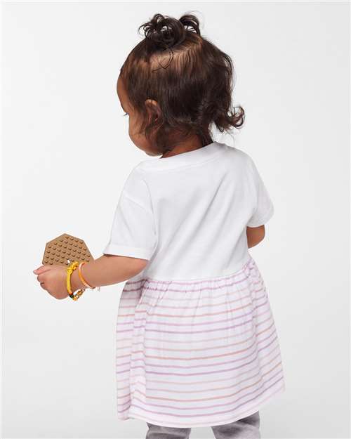 White/ Lilac Stripe