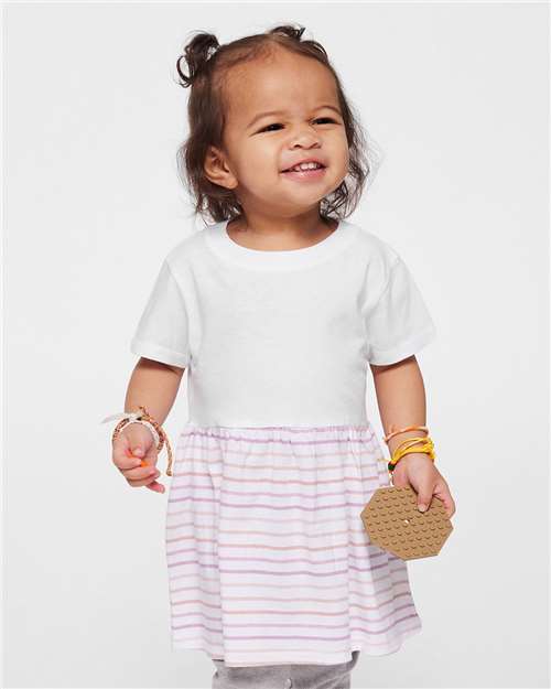 White/ Lilac Stripe