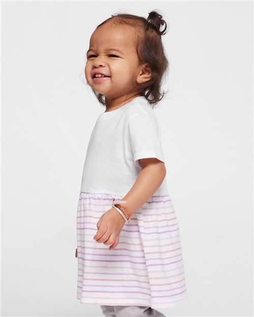 White/ Lilac Stripe