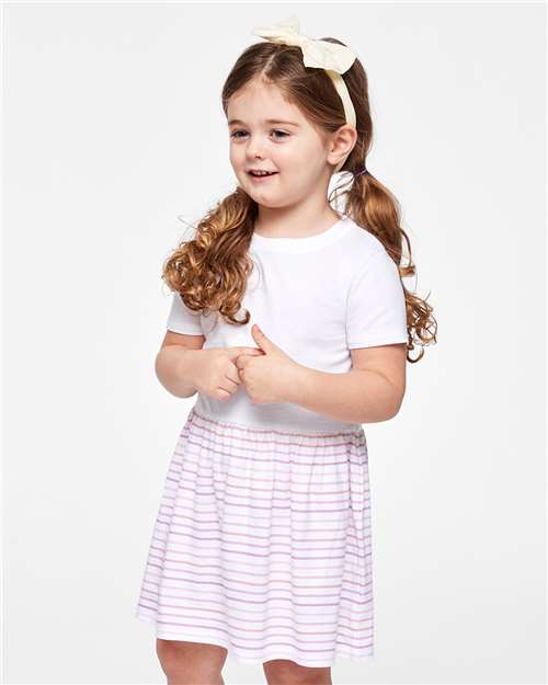White/ Lilac Stripe