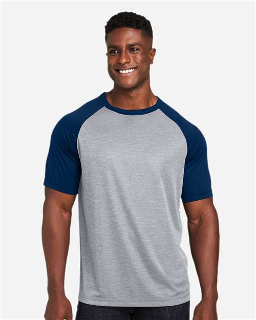 Athletic Heather/ Sport Dark Navy