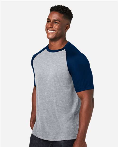 Athletic Heather/ Sport Dark Navy