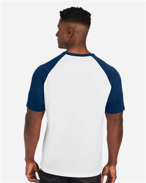 White/ Sport Dark Navy Heather