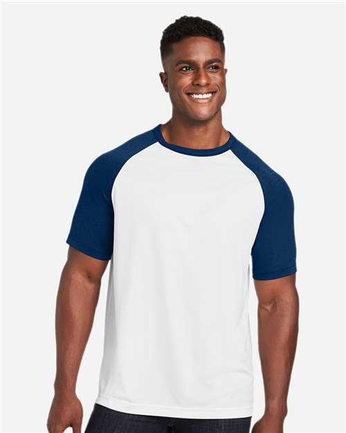 White/ Sport Dark Navy Heather