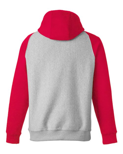 Athletic Heather/ Sport Red