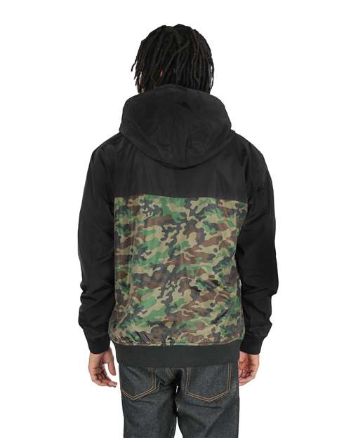 Black/ Camo Green