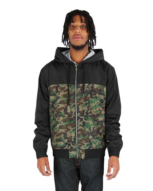 Black/ Camo Green