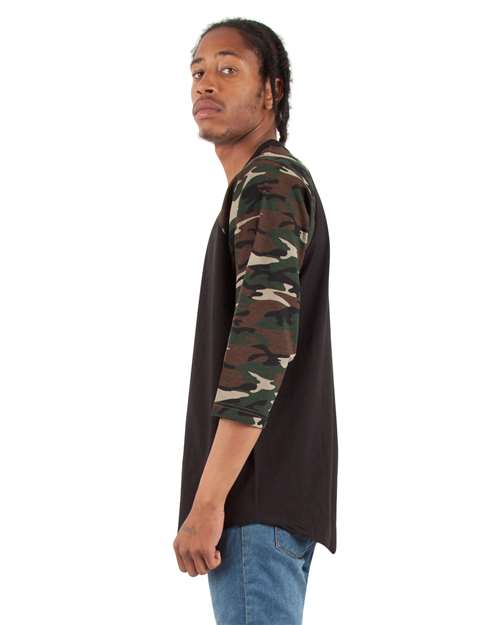 Black/ Camo Green