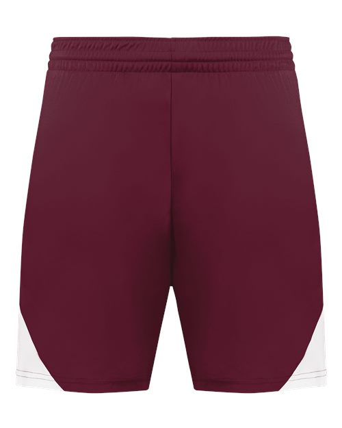 Maroon/ White