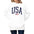 Tee Territory USA Flag Sweatshirt for 4th of July, Independence Day – Graphic Pullover for Women, Men, Unisex, 80% Cotton