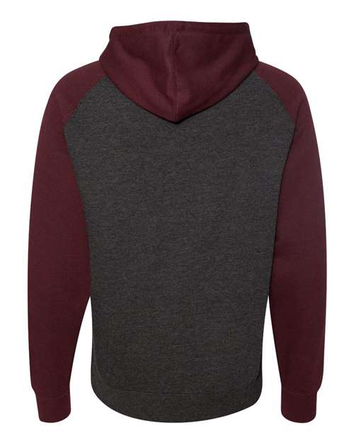 Charcoal Heather/ Burgundy Heather