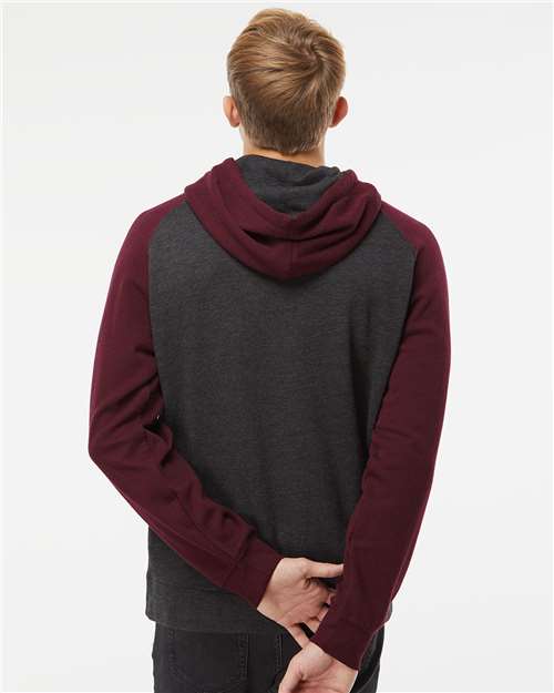 Charcoal Heather/ Burgundy Heather