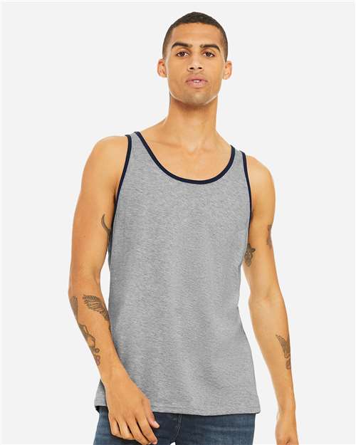 Athletic Heather/ Navy