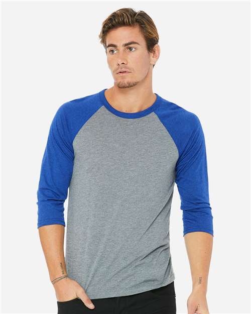 Grey/ True Royal Triblend