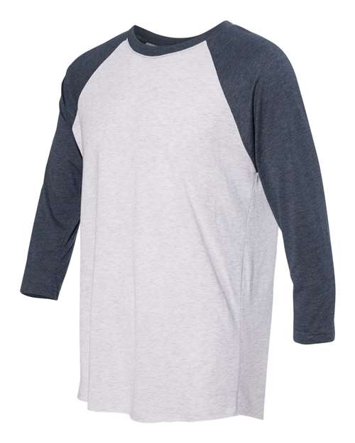 Indigo Sleeves/ Heather White Body