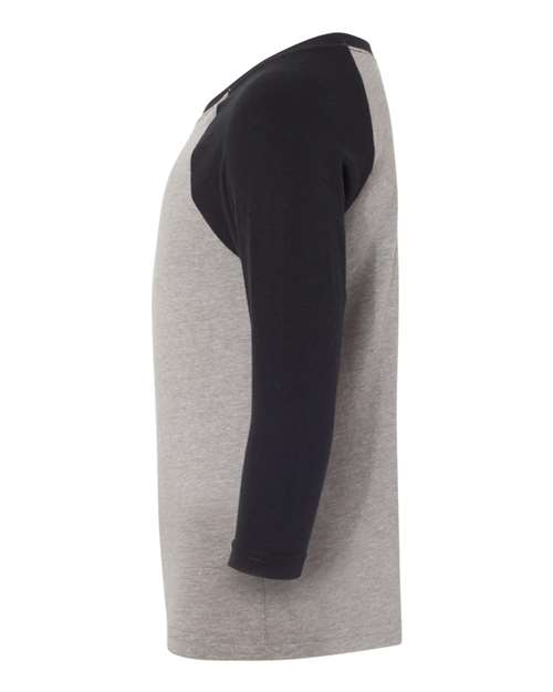 Black Sleeves/ Dark Heather Grey Body