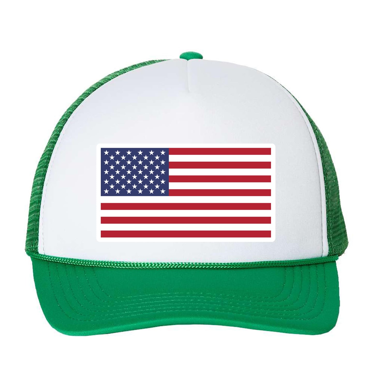 American Flag Trucker Hat – USA Mesh Baseball Cap – Adjustable Snapback Hat for Men & Women – Patriotic Outdoor Headwear