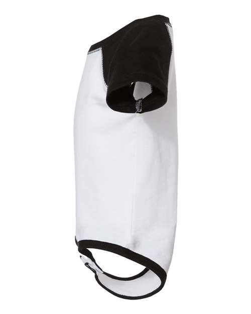 White Solid/ Black