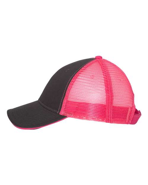 Charcoal/ Neon Pink