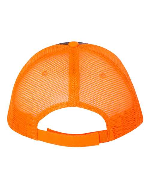 Charcoal/ Neon Orange