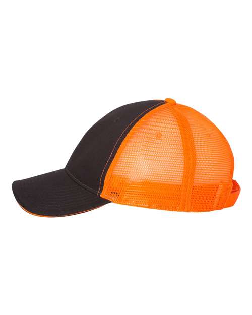 Charcoal/ Neon Orange