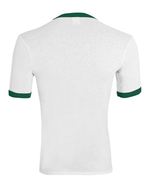 White/ Dark Green