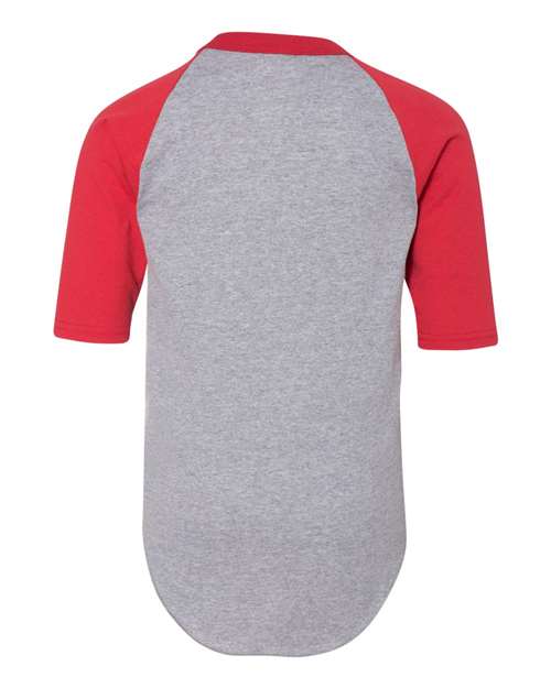 Athletic Heather/ Red