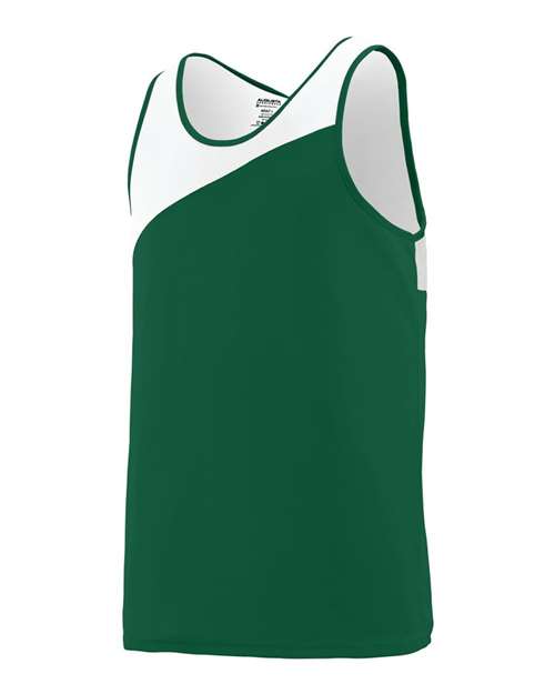 Dark Green/ White