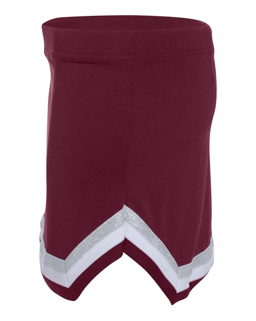 Maroon/ White/ Metallic Silver