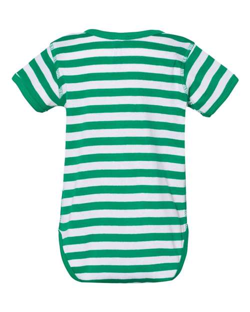Kelly/ White Stripe
