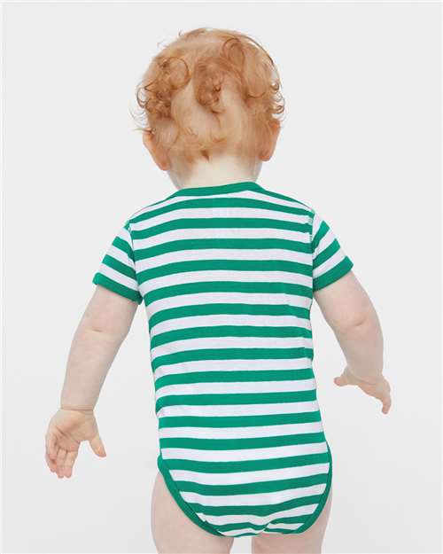 Kelly/ White Stripe
