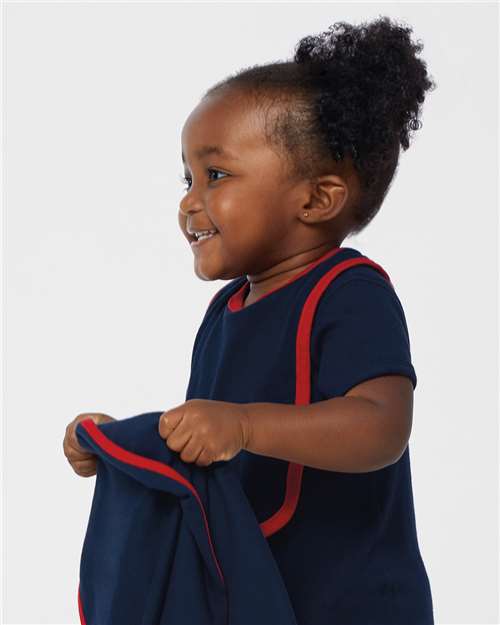 Navy/ Red