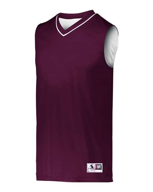 Maroon/ White