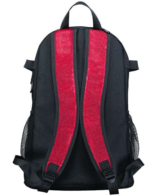 Red Glitter/ Black