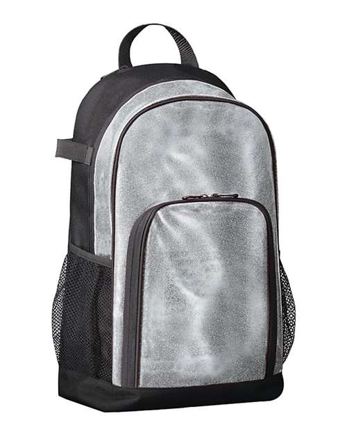 Silver Glitter/ Black
