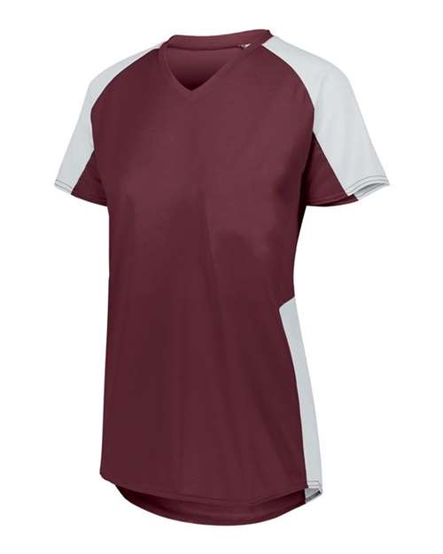 Maroon/ White